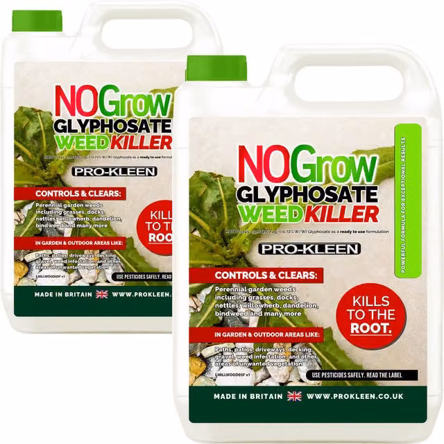 NOGROW Glyphosate Weed Killer with 7.2g Deep Root Killing Formula, 4 Litre