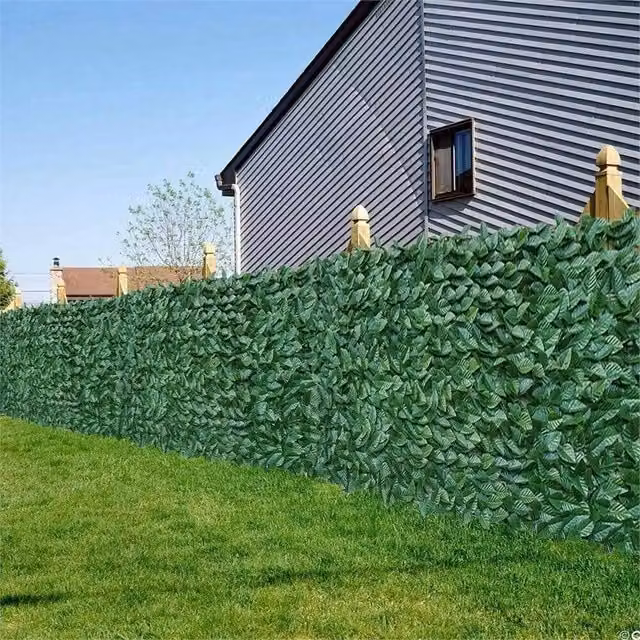 Nordara 3m Artificial Ivy Hedge Privacy Fence Screen in Green