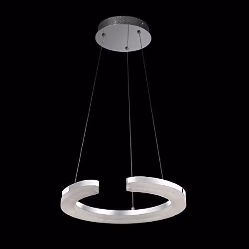 Netlighting Blunder Modern 1 Light Integrated LED Pendant Ceiling Light, Grey, 3000K