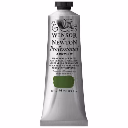 Winsor & Newton Professional Acrylic Colour Permanent Sap Green 60 ml