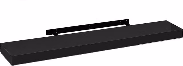Innoteck High Gloss Floating Wall Shelf, White
