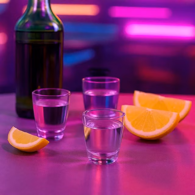 Argon Tableware Pack of 12 Transparent Glass Shot Glasses, 30ml