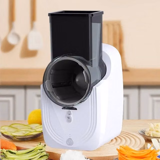 EONLION White Electric Salad Slicer and Fruit Cutter – 1