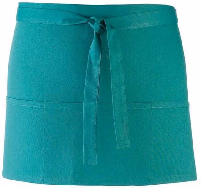Premier 3 Pocket Waist Apron in Emerald Green Cotton