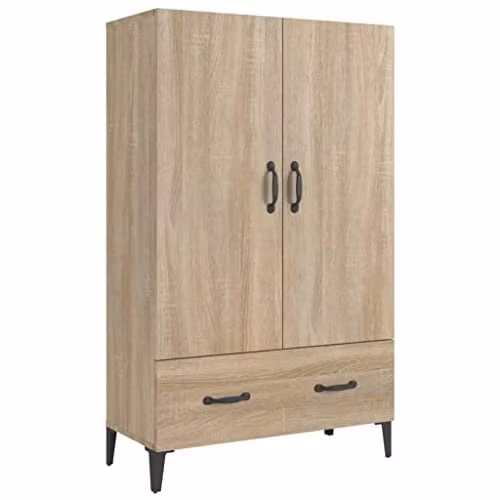 vidaXL Highboard in Brown, W/D/H: 70 x 31 x 115 cm – 1