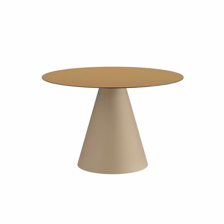 Dome Deco YARA Round Dining Table in Beige