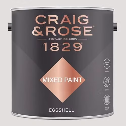 Craig & Rose 1829 Paint Stop Eggshell in Viewforth, 2.5 l