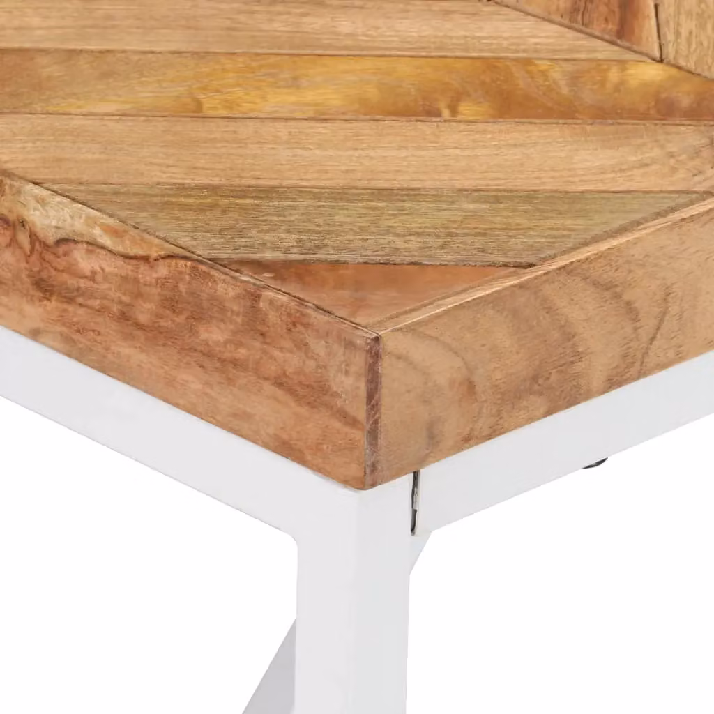 Berkfield Home Brown Solid Acacia and Mango Wood Rectangular Dining Table W/D/H: 180 x 90 x 76 cm – 2