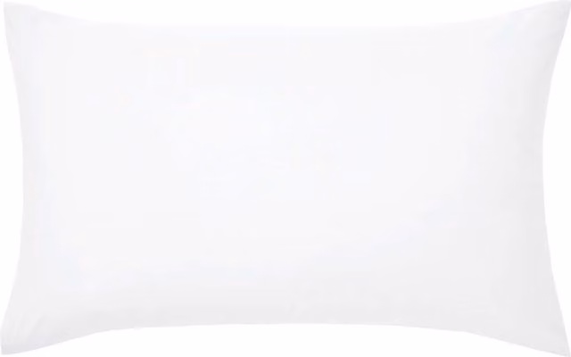 1951 50/50 Percale Standard Pillowcase, White