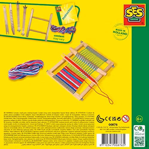 SES Creative Weaving Loom with Textile Yarn, Multicolour – 2