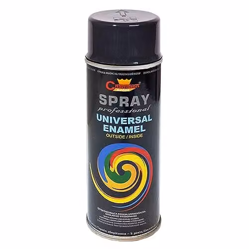 Sola Solvent-Based High Gloss Universal Spray Paint, Quick-Drying, Anthracite Grey, 400 ml