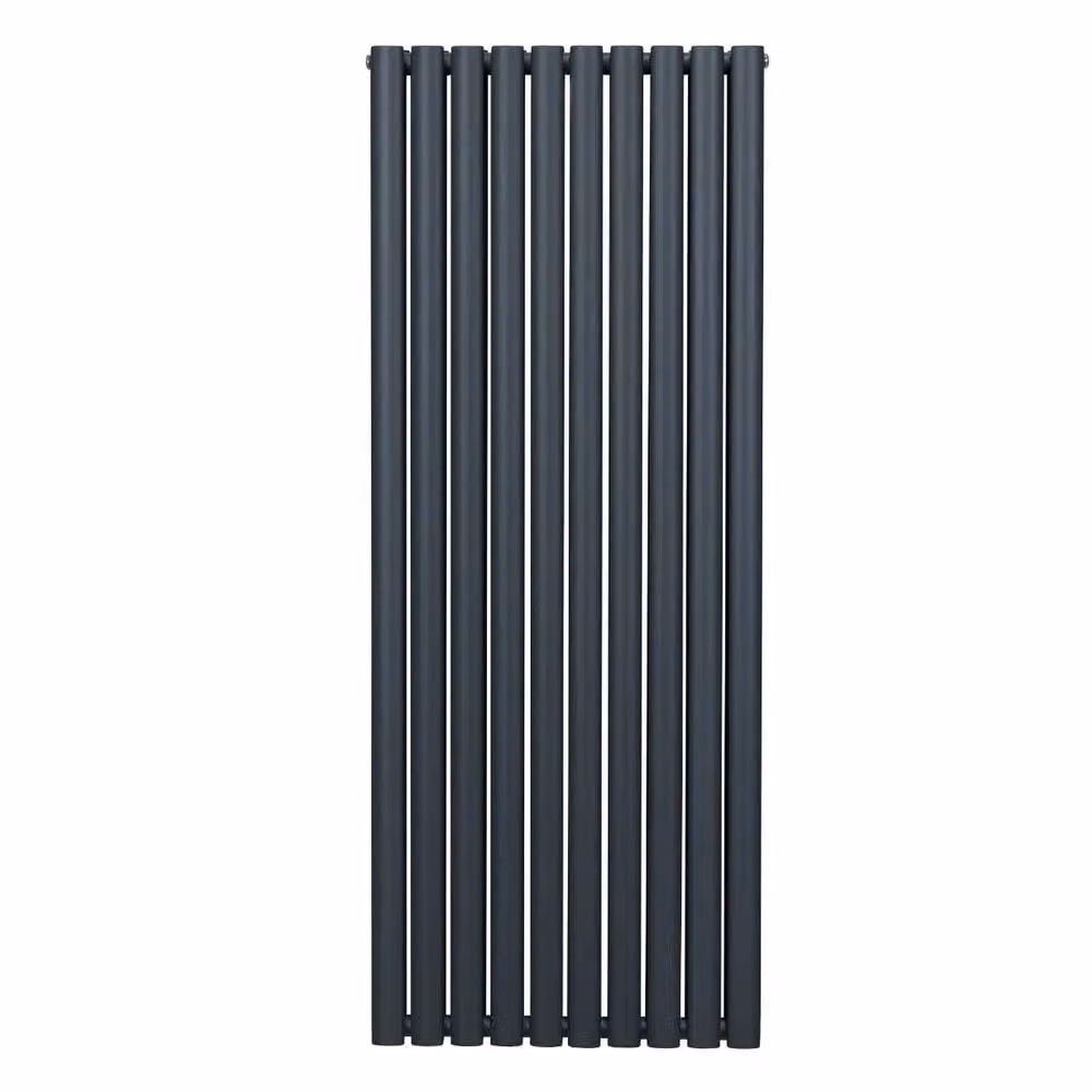 Monstershop Oval Column Radiator in Anthracite Grey, H: 160 cm, W: 60 cm – 2