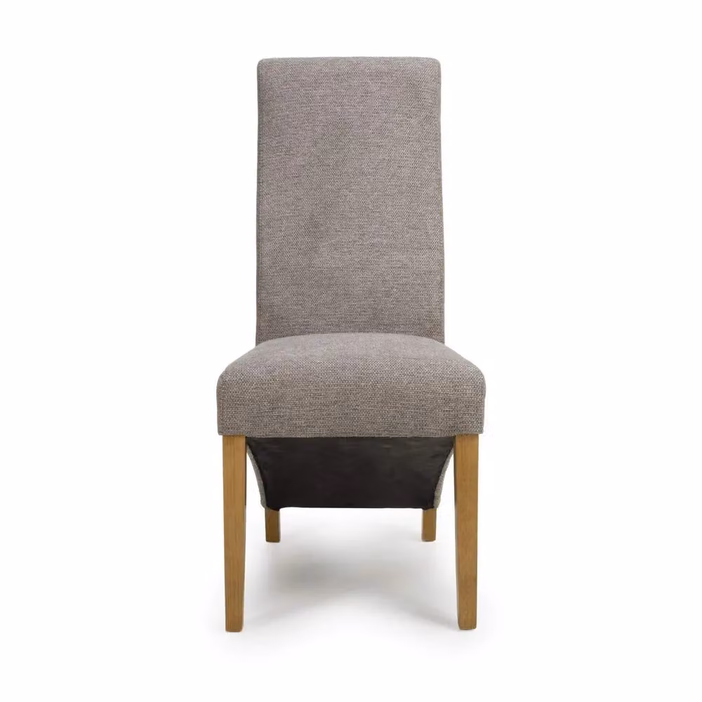 Shankar Baxter Weave Mocha Dining Chair in Brown with Rubberwood Frame – 2
