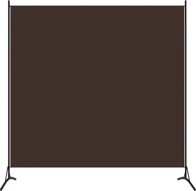 Berkfield Home 1-Panel Brown Room Divider, H 175 cm x W 180 cm
