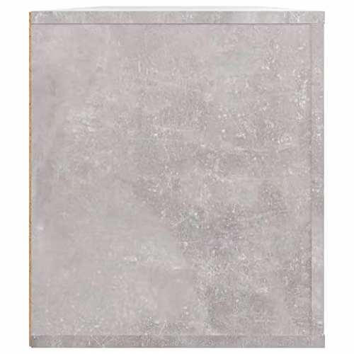 vidaXL Modern TV Cabinet in Concrete Grey, Engineered Wood, W: 100 cm, D: 35 cm, H: 40 cm – 3