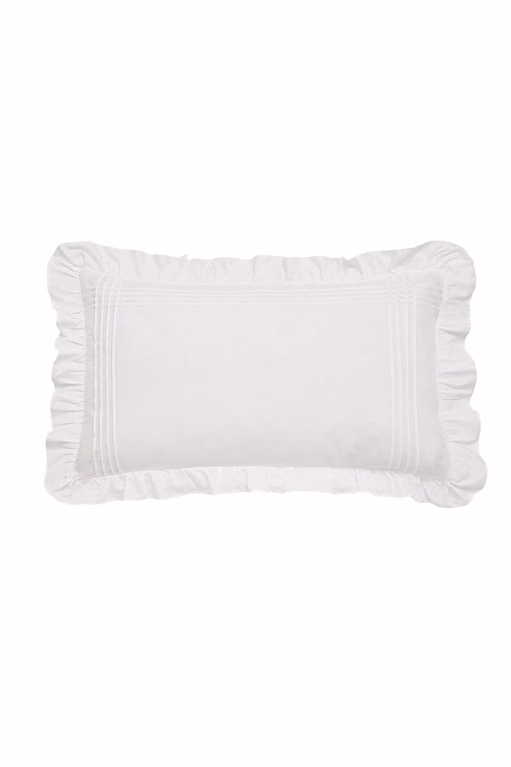 Helena Springfield Evie Pintucks Cotton Duvet Cover and Pillowcase Set, White, W/H: 140 x 200 cm – 2
