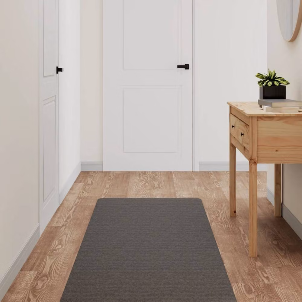 Berkfield Home Elegant Carpet Runner in Anthracite, W/D/H: 60 x 180 cm