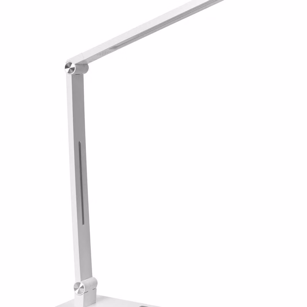 Wyld and Coco LED Desk Lamp in White with Adjustable Arm, Dimmable Light and Motion Sensor – 2