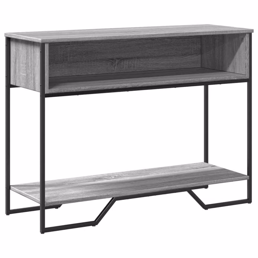 Berkfield Home Classic Console Table in Grey Sonoma, W/D/H: 100 x 35 x 74.5 cm – 2
