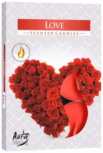 KDMD Set of 6 Scented Tealights - Love in Blue – 2