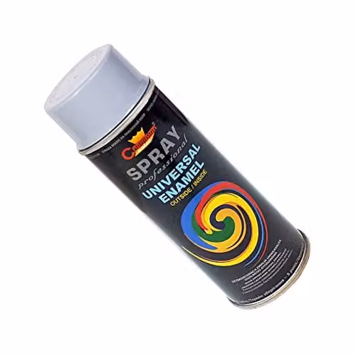 Sola White Aluminium RAL 9006 Universal Gloss Enamel Spray Paint, 2 x 400 mL – 3