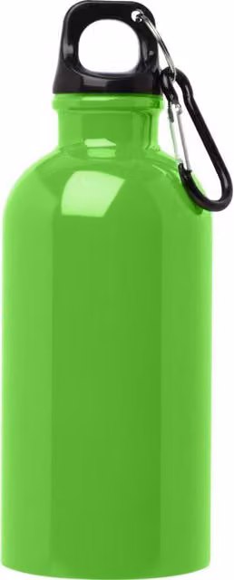 Floso Stainless Steel Single Wall 400ml Water Bottle in Green