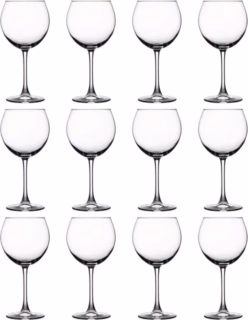 Pasabahce Enoteca Wine Glasses, 655 ml, Pack of 12, Clear