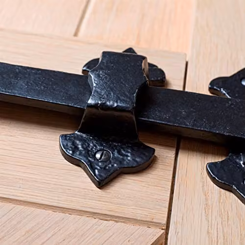 Hammer and Tongs Black Iron Rosette Set – 6