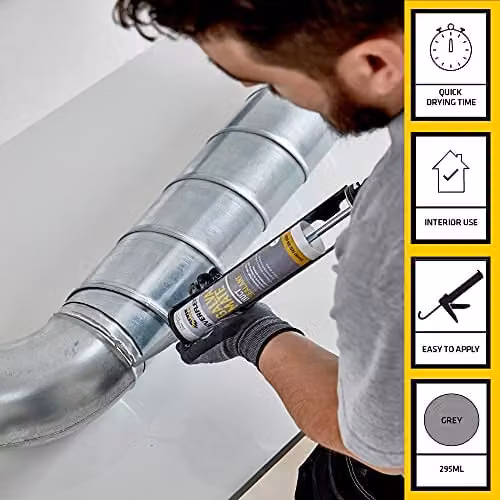 Sika Paintable Grey Stainless Steel Sealant, 295 ml – 2