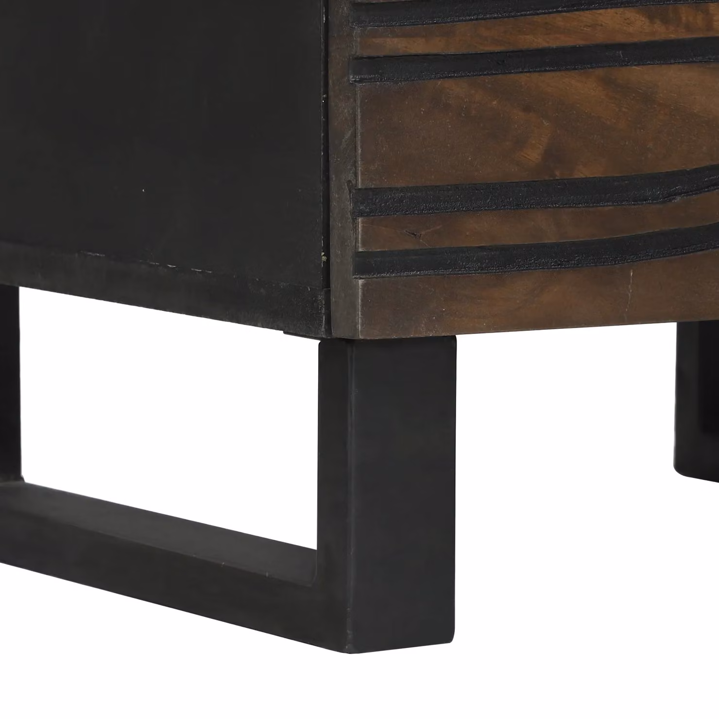 Berkfield Home Set of 2 Bedside Cabinets in Brown Solid Mango Wood, W/D/H: 40 x 33.5 x 46 cm – 6