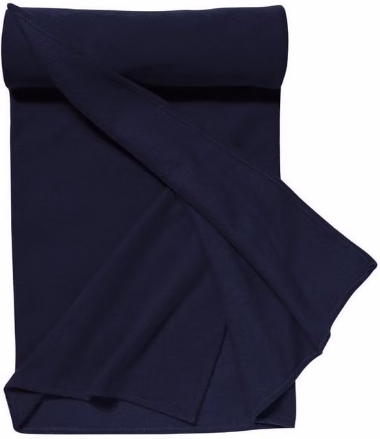 SOL'S Navy Blue Plaid Fleece Blanket for Adults, W/D/H: 150 x 120 cm – 1