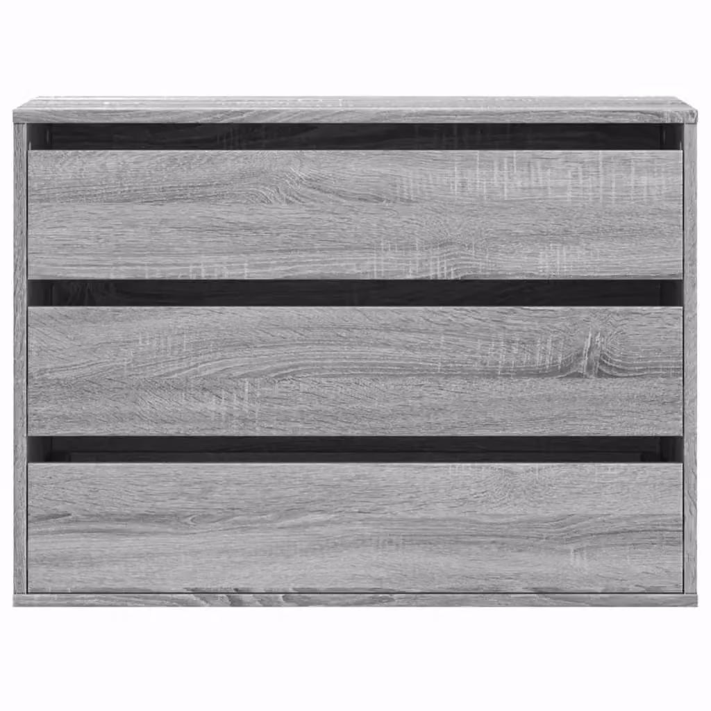 Berkfield Home Corner Chest of Drawers in Grey Sonoma, W/D/H: 80 x 41 x 58 cm – 2