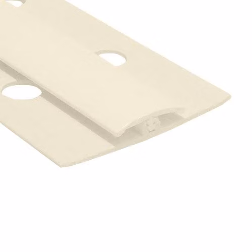 AM Clad Antimicrobial PVC Hygiene Cladding Two Part Division Bar, Ivory, 3m