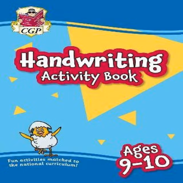 CGP Books Handwriting Activity Book for Ages 9-10 (Year 5) Multicolour Paperback