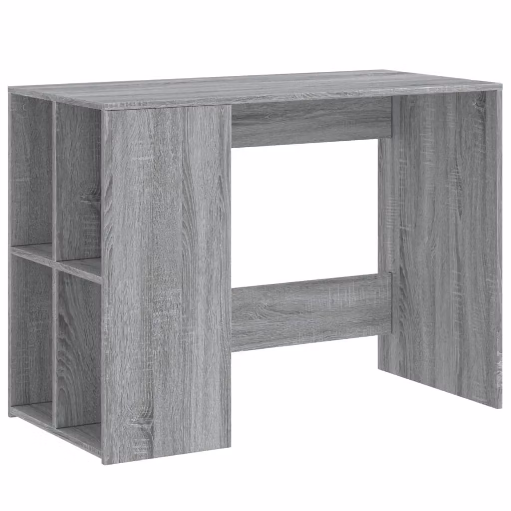 Berkfield Modern Grey Sonoma Writing Desk, W/D/H: 102 x 50 x 75 cm – 2