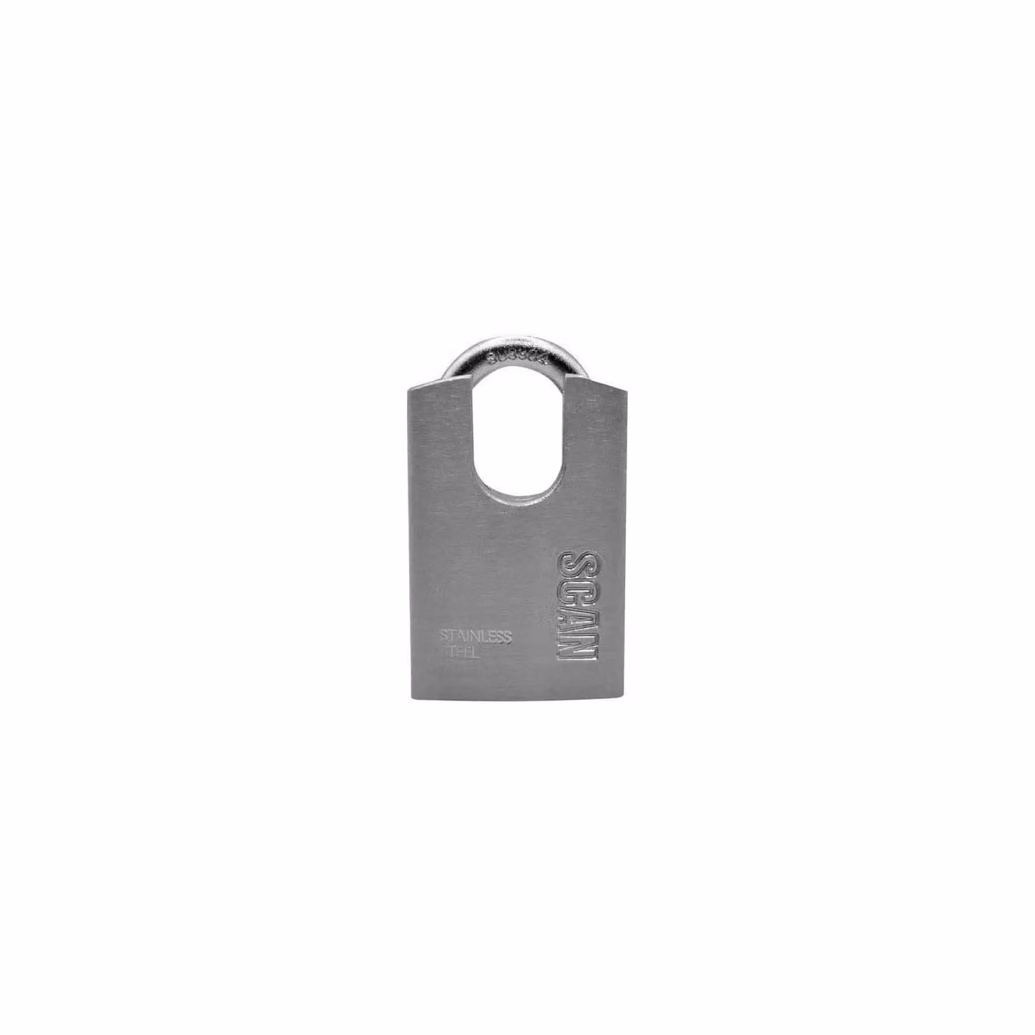 Scan 40mm Stainless Steel Shrouded Padlock in Silver with 3 Keys – 3