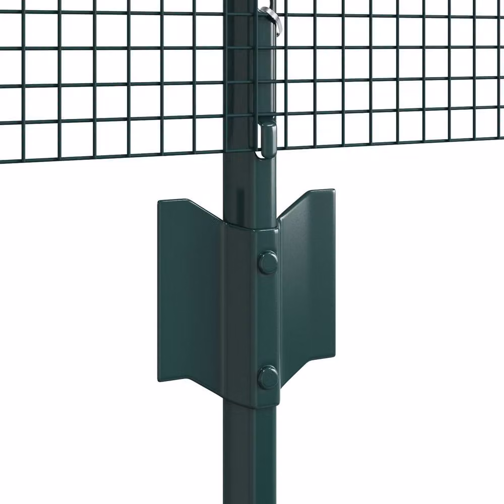 Berkfield Home Green Metal Chicken Wire Fence Set of 2, 10 x 0.5 m – 3