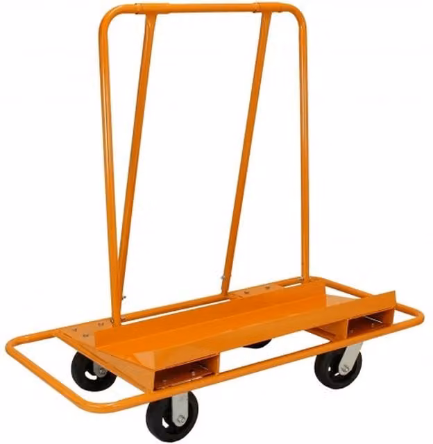 Monster Racking Heavy Duty Drywall and Plasterboard Trolley, 1000kg Capacity, Orange – 1