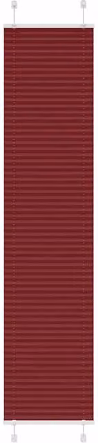 Berkfield Home Single Pleat Corded Blind in Bordeaux Red Polyester, W: 45 cm, H: 200 cm