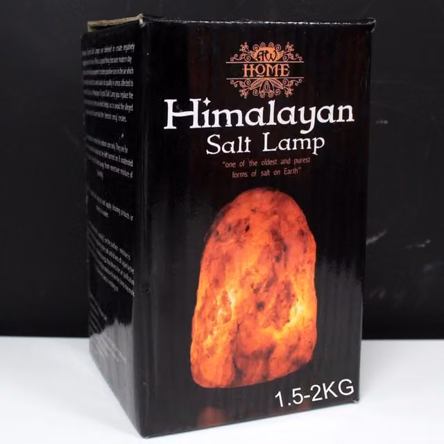 KDMK Himalayan Salt Lamp Natural Crystal Mood Light in Brown