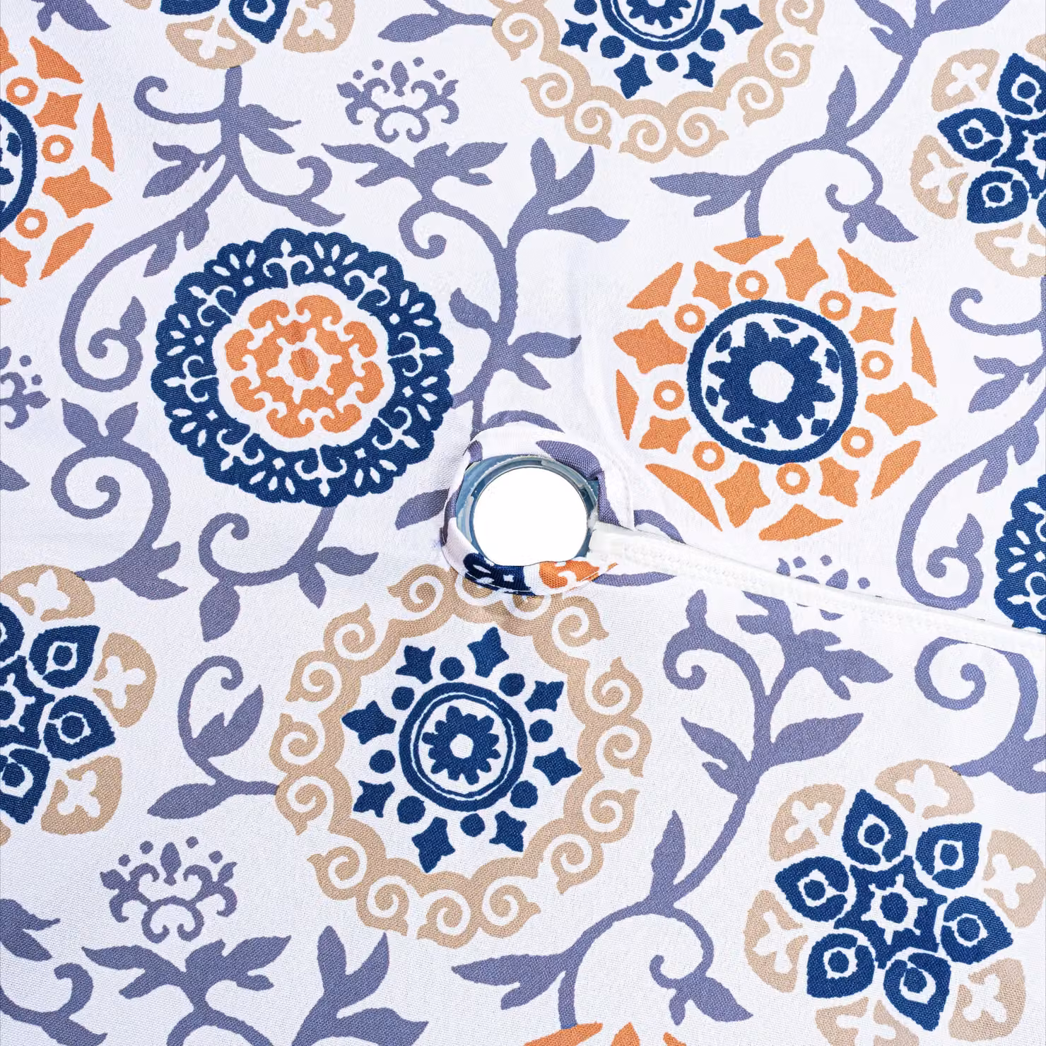 Luxury Living Athens Floral Round Tablecloth in Beige and Multicolour, Diameter: 180 cm – 2