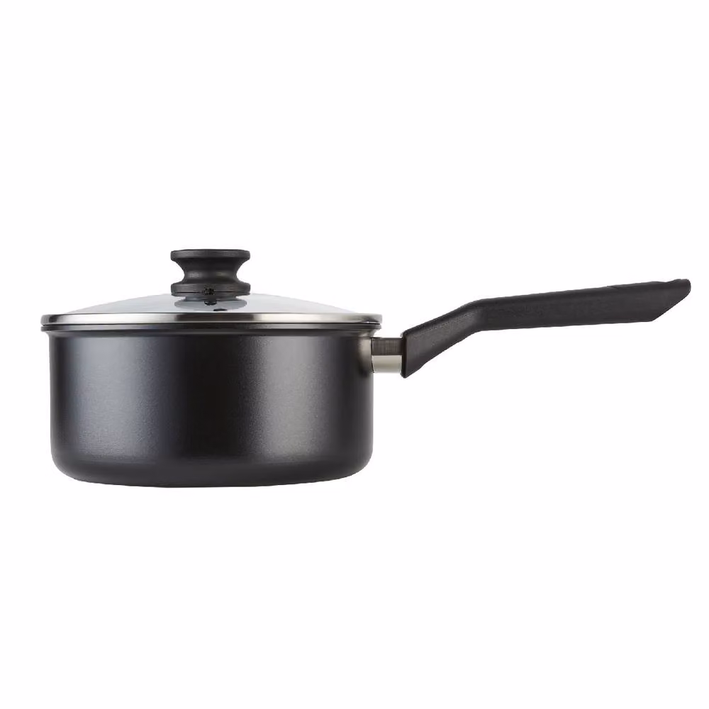 Ninja ZEROSTICK Classic Saucepan Set, 3 Pack, Black, Diameter: 20 cm – 2