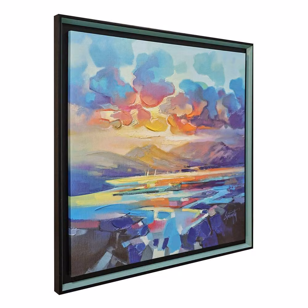 Scott Naismith Sea Air III Multicolour Hand-Painted Abstract Canvas Poster – 2