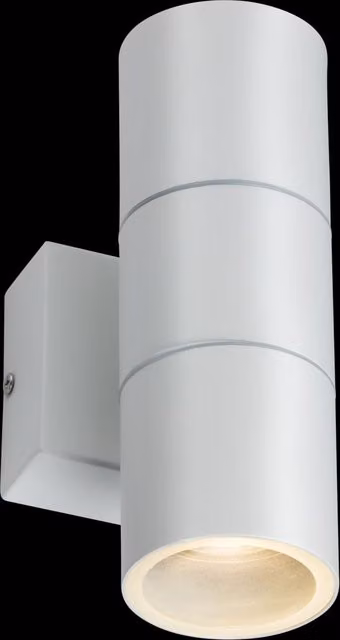 Netlighting Knightsbridge White GU10 Up and Down Outdoor Wall Light IP54 – 3
