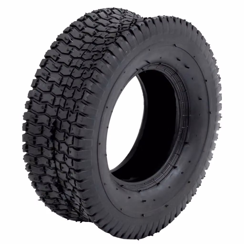 Berkfield Home Wheelbarrow Tyres, 2 Pack, Black Rubber, 13x5.00-6 4PR – 2