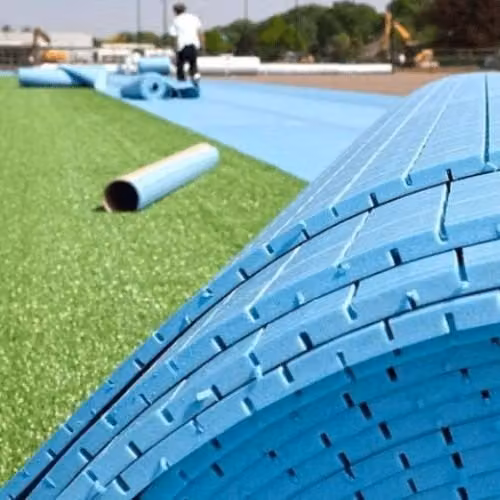 Namgrass Artificial Grass Shockpad, Blue, W: 2 m, D: 15 m, H: 10 mm