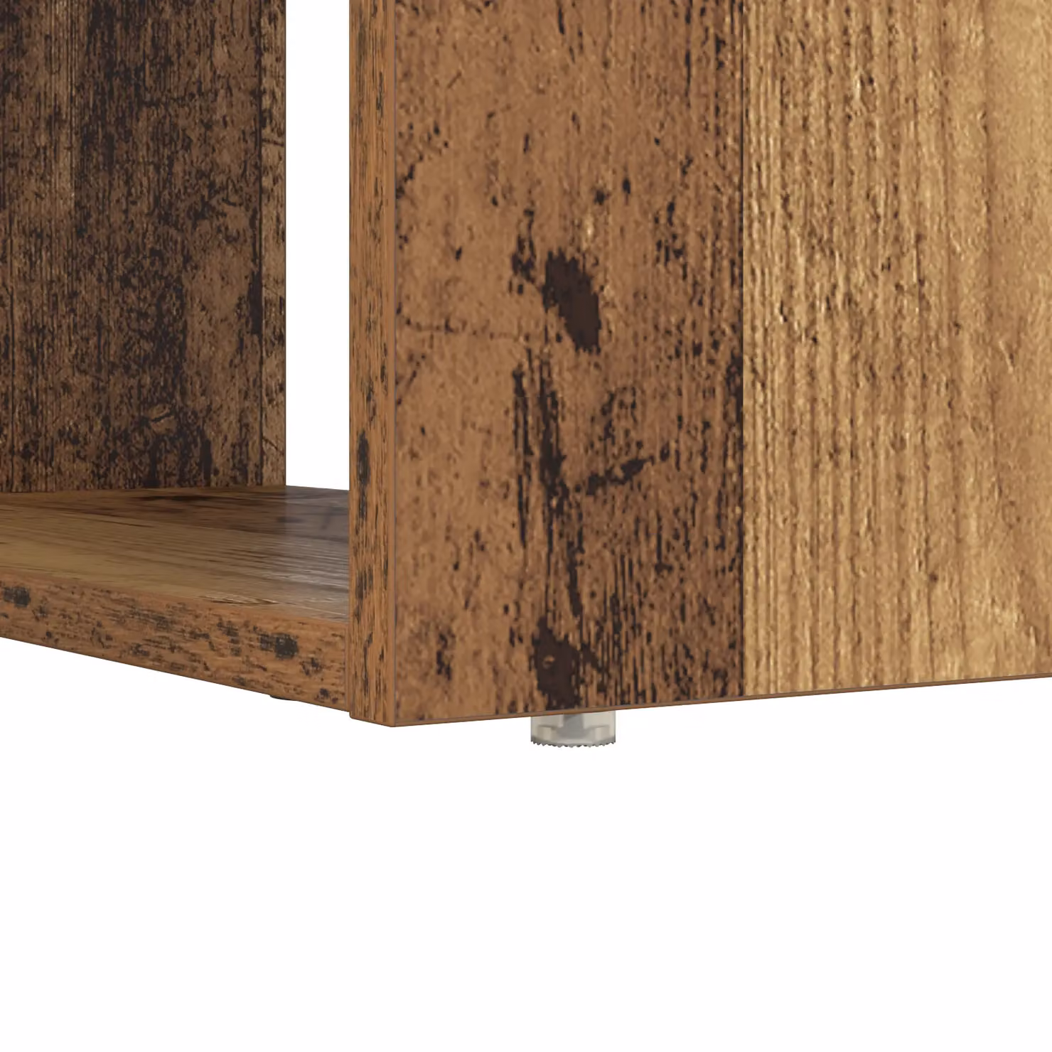 Berkfield Modern Writing Desk with Storage in Brown and Multicolour, W/D/H: 113 x 54 x 120 cm – 6