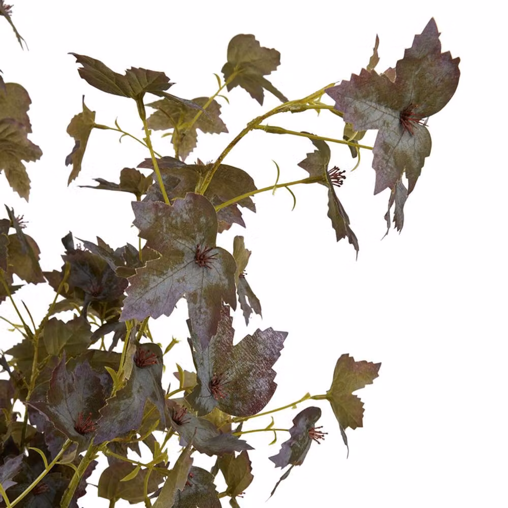 Lemon Pavilion Artificial Variegated Maple Leaf in Green, W28 x D28 x H97 cm – 5