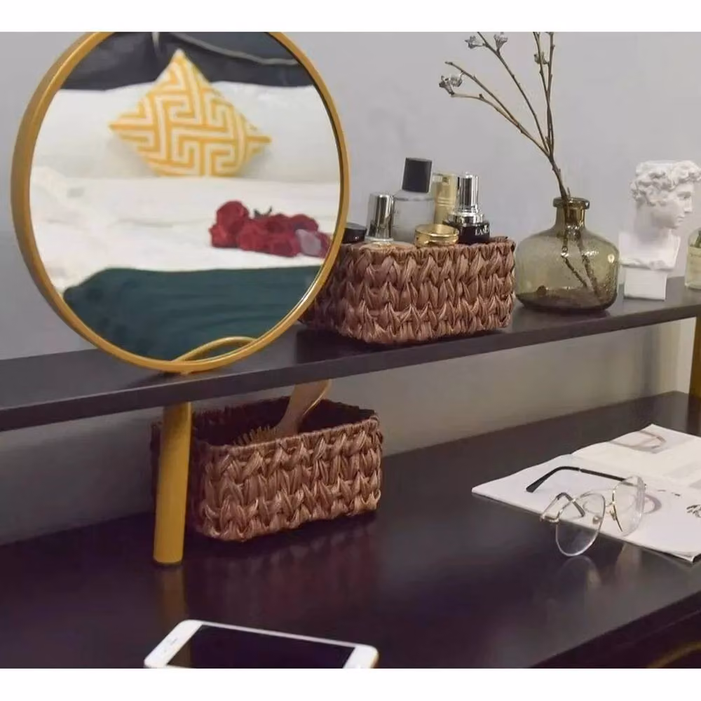 KORVIXA Set of 3 Brown Open Weave Decorative Wicker Baskets – 2
