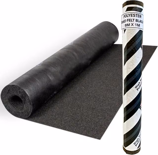 NOVECRAFTO Black Bitumen Polyester Shed Roofing Felt